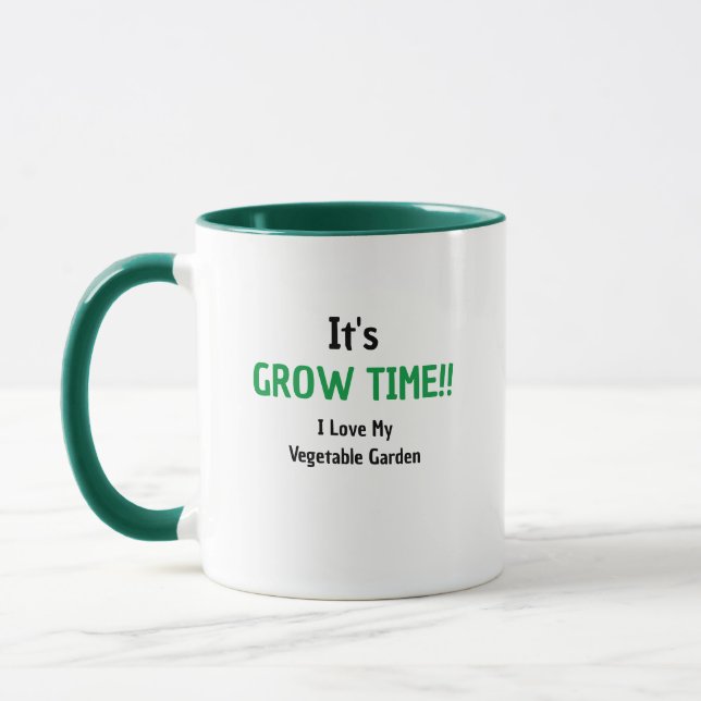 Caneca Gardening Coffee Mug "It's Grow Time" (Esquerda)