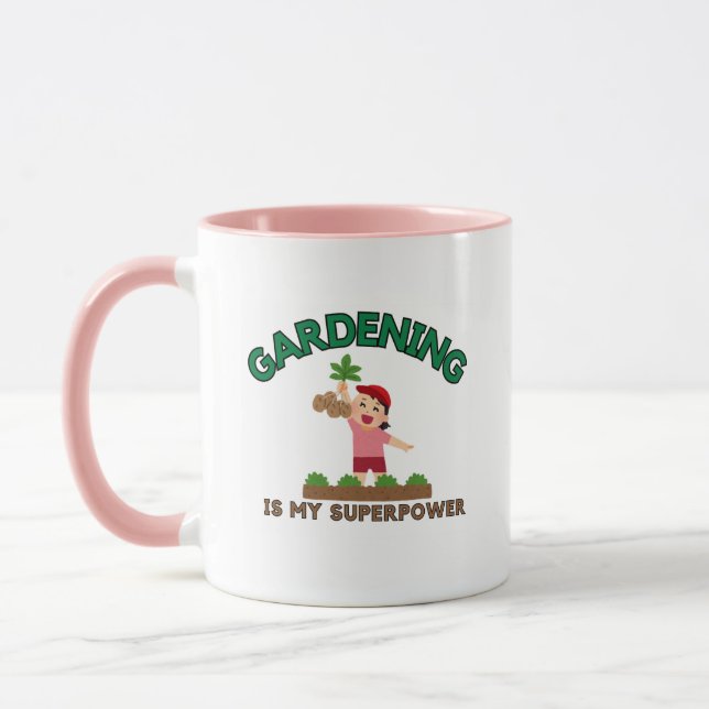 Caneca Gardening "Gardening Is My Superpower" Coffee Cup (Esquerda)