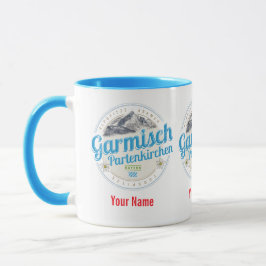 Caneca Garmisch Partenkirchen Bavaria Vintage Alps