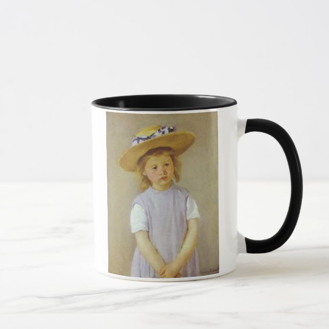 Caneca Garota com chapéu de palha, Mary Cassatt (Direita)