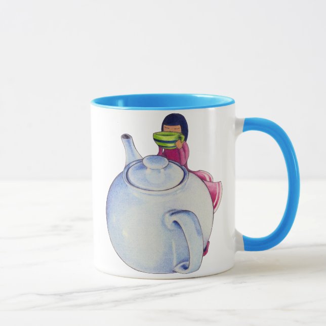 Caneca Garota com Tea Mug (Direita)