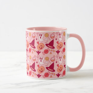 Caneca Garota Rosa de Pastel das Halloween