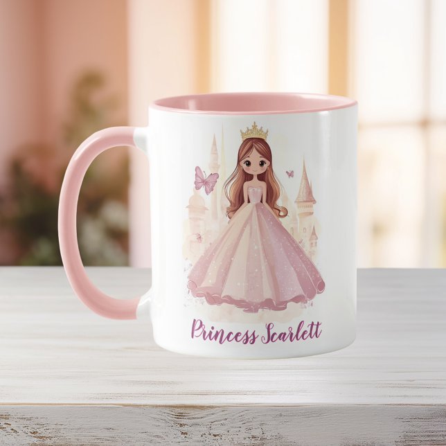 Caneca Garotas Bonitas Personalizadas Princesas Espelhada (Criador carregado)