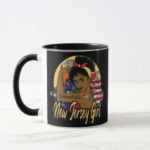 Caneca Garotas de Nova Jersey Orgulhosas Bandeira do Esta