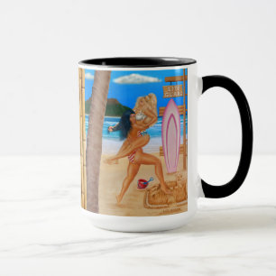 CANECA GAROTAS SURFISTAS EM LUTA