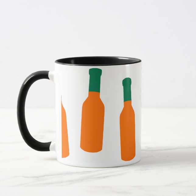 Caneca Garrafas de molho quente (Esquerda)