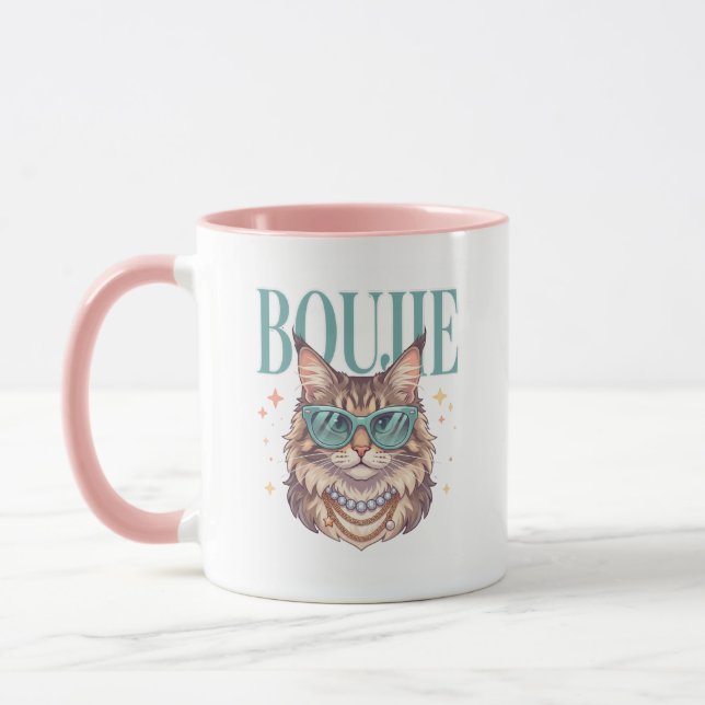 Caneca Gata Luxuosa  (Esquerda)