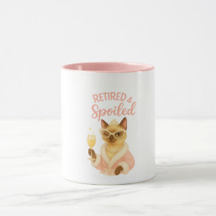 Caneca Gata Mãe Aposentada, Reconectada e Ainda um