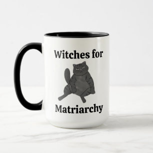 Caneca Gata Mãe Feminista Astrologia Tarot Zodíaco Bruxa