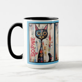 Caneca gatinho 5 Mug personalizado