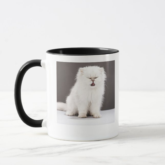 Caneca Gatinho com os olhos fechados (Esquerda)