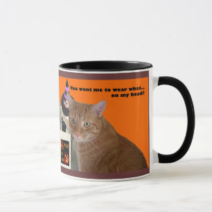 Caneca Gatinho de Halloween - Vestir o quê