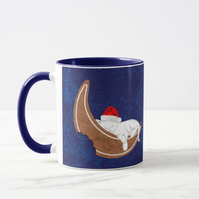 Caneca Gatinho de papais noeis e Lua de Gingerpão (Esquerda)