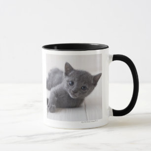 Caneca Gatinho do azul do russo