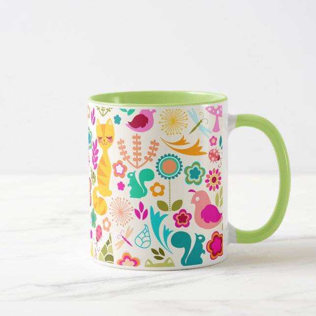 Caneca Gatinho do jardim (Direita)