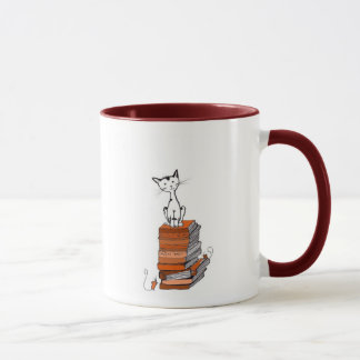 Caneca gatinho do livro