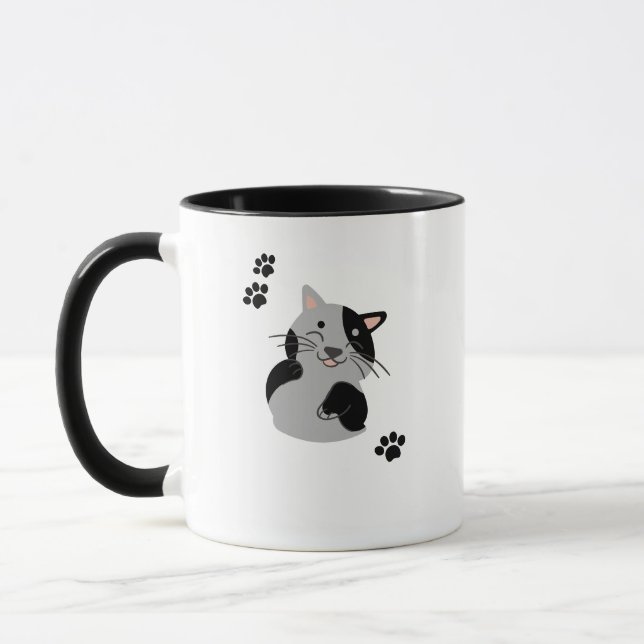 Caneca Gatinho Fofo (Esquerda)