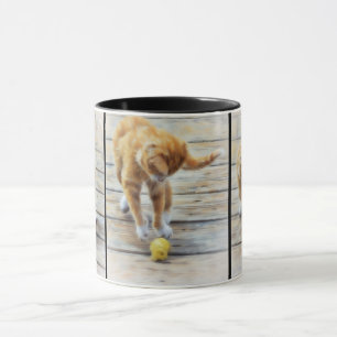 Caneca Gatinho Gatinho Laranja Fotos Reproduzindo Mug
