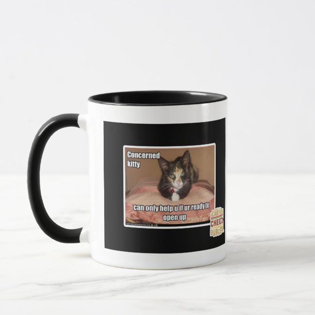 Caneca Gatinho interessado (Esquerda)