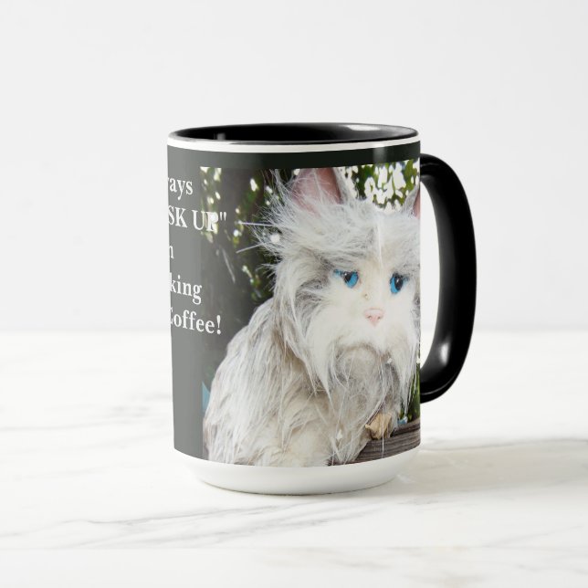 CANECA GATINHO KRUGER EM MASSA (Frente Esquerda)