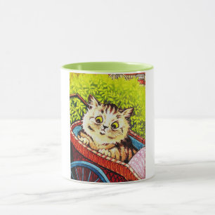 Caneca Gatinho num Carrinho, Louis Wain