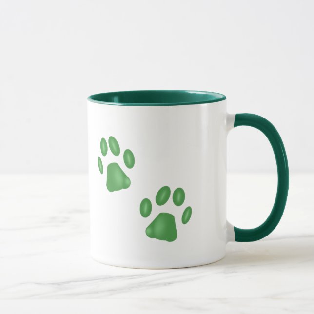 Caneca Gatinho Paws Ringer Mug (Direita)