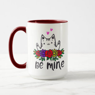 Caneca gatinho seja meu amor abraços dias de os namorado