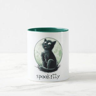 Caneca Gatinho Spooky Halloween