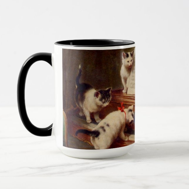 Caneca Gatinhos e Piano (Esquerda)