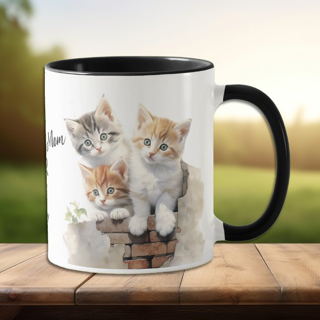 Caneca Gatinhos Gelados, Melhor Gato Mamãe Alguma Vez Mug (Criador carregado)