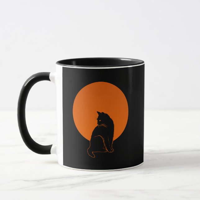 CANECA GATO AO LUAR (Esquerda)