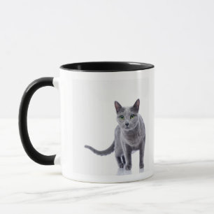 Caneca Gato azul do russo