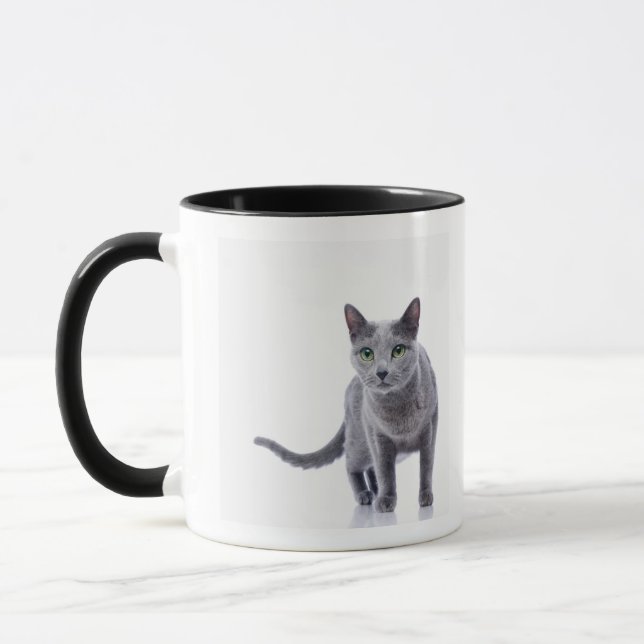 Caneca Gato azul do russo (Esquerda)