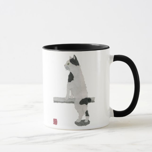 Caneca Gato Bobtail japonês (Direita)