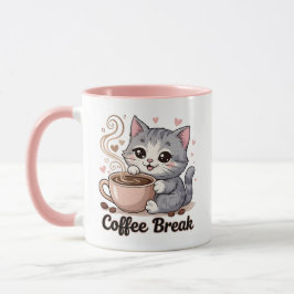 Caneca Gato Bonito - Café Break -