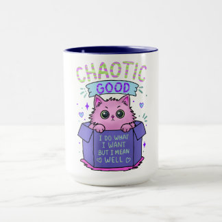 Caneca Gato Caótico Bom | Faço o que Quero