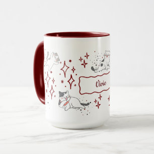 Caneca Gato Caprichoso Nome Personalizado