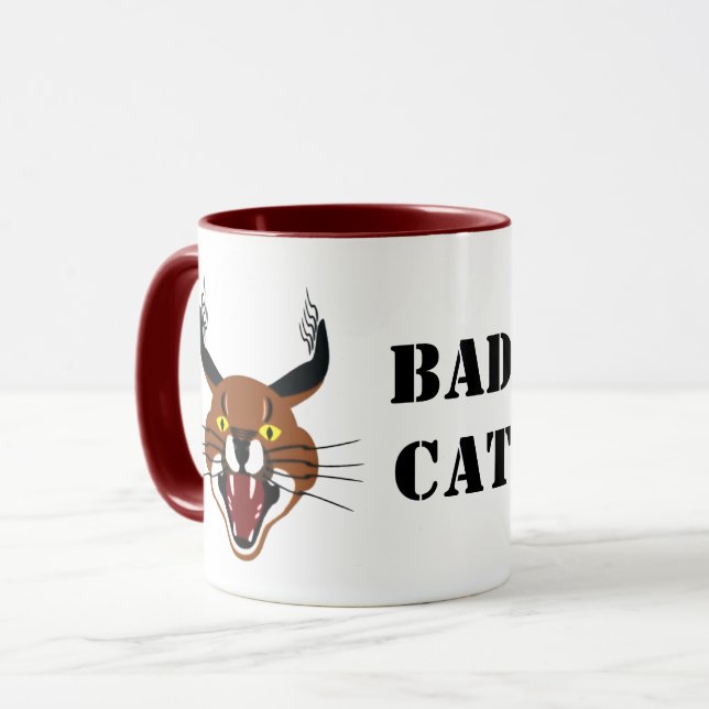 Caneca Gato Caracal Mau (Frente Esquerda)