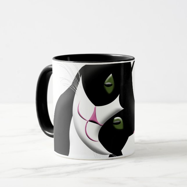 Caneca Gato Cinto (Frente Esquerda)