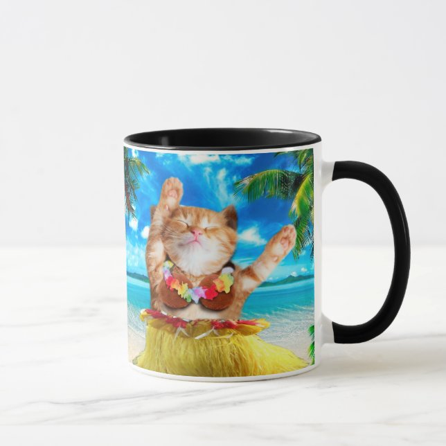 Caneca Gato-dançarino havaiano (Direita)