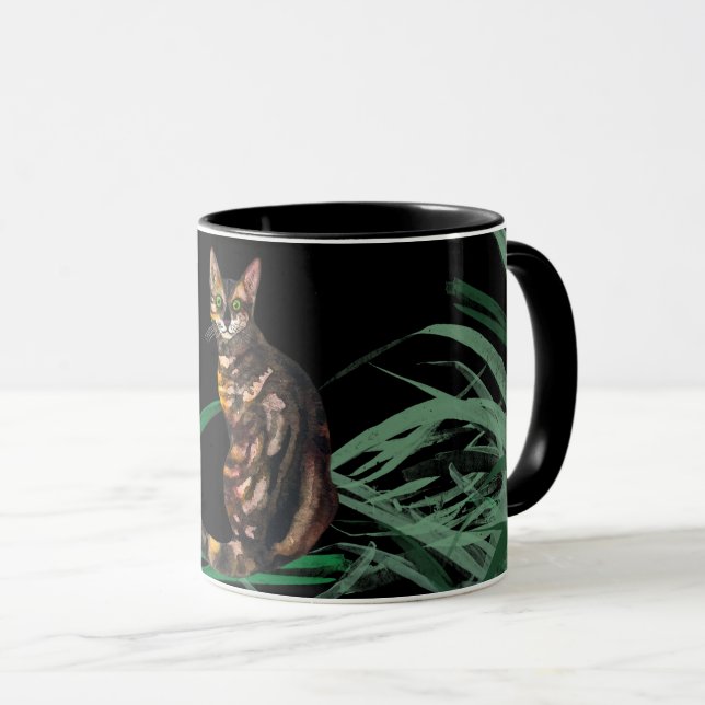 Caneca Gato de Bengala (Frente Esquerda)
