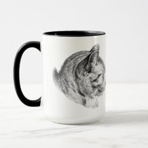 Caneca Gato de café