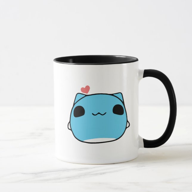 Caneca Gato de Capoo de BugCat, amor de Gato de Kawaii (Direita)