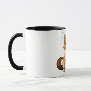 Caneca Gato de Cartoon Adorável