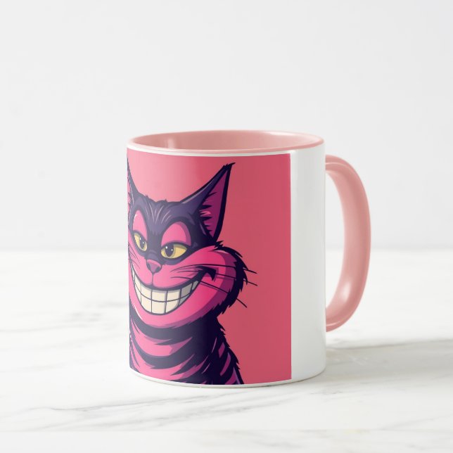 Caneca Gato de Cheshire (Frente Esquerda)