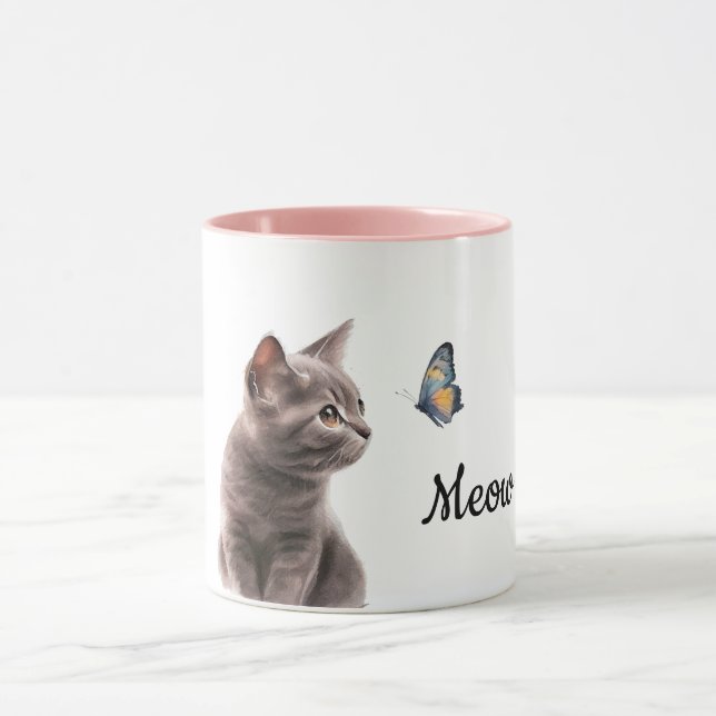Caneca Gato de cinza (Centro)