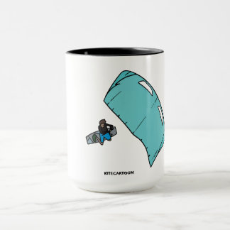 Caneca Gato de cozinha/surfe de pipa