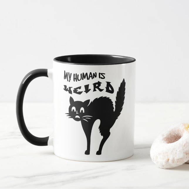 Caneca Gato de fora de uso (Com Donut)