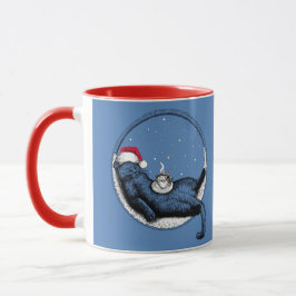 Caneca Gato de Natal