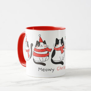 Caneca Gato de Natal